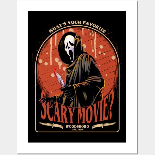 What's yor favorite scary movie? Wall Art by ActiveNerd